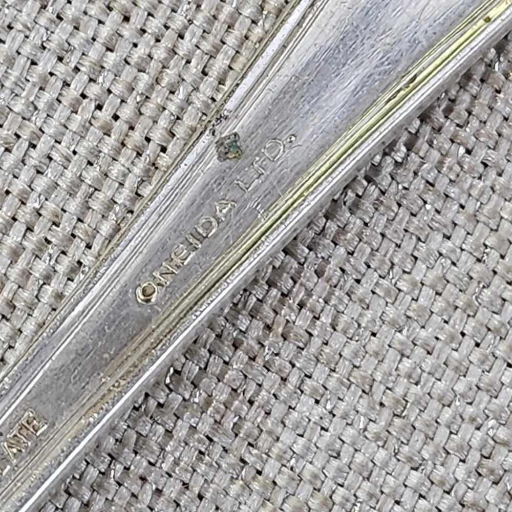 Oneida Wm A Rogers Hotel Plate Bouillon Spoons Set of 3 Silverplate 5.25